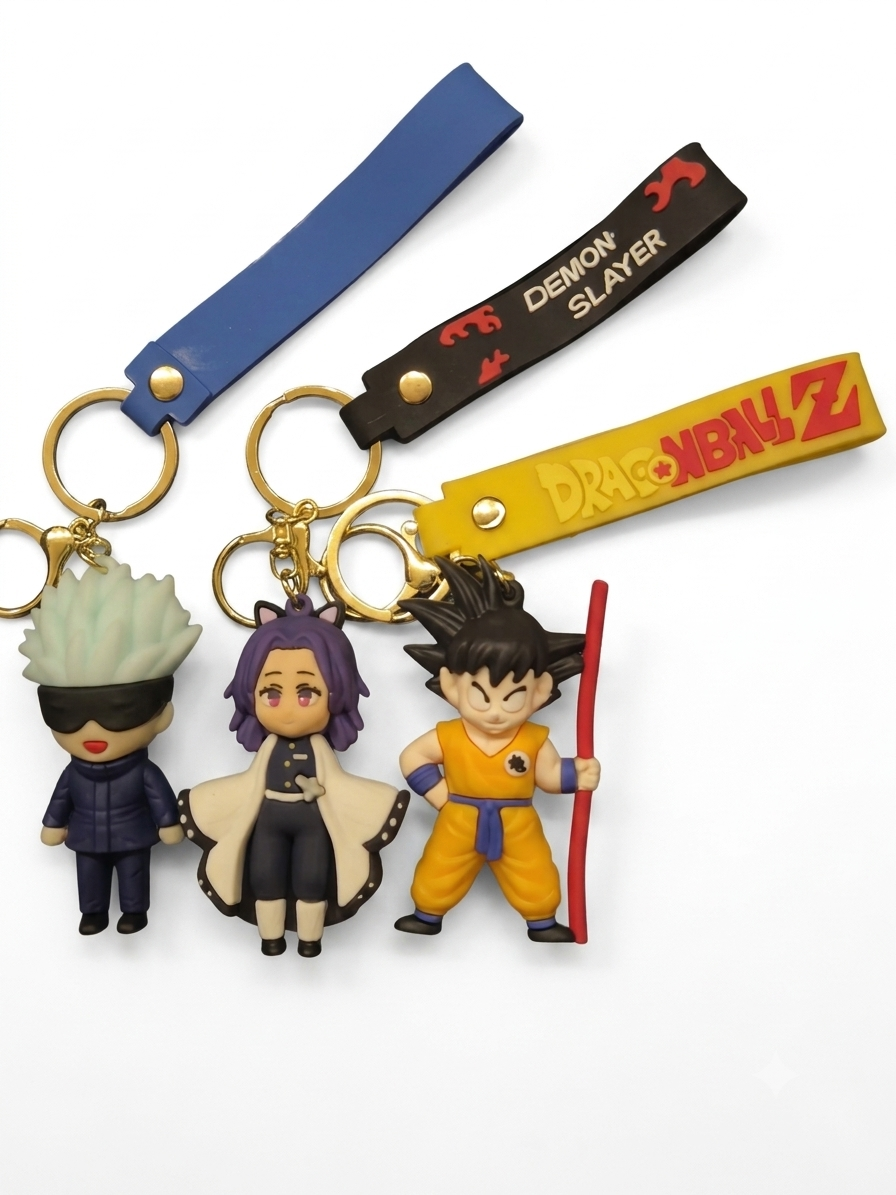 Anime Keychains set of 3