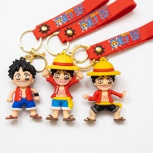 One Piece 3D Character Fluffy2 Keychain Set of 3 - Image 3