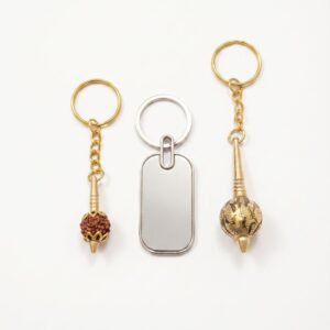 Set of 3 Keyrings with Gada & Steel Tags - Image 3