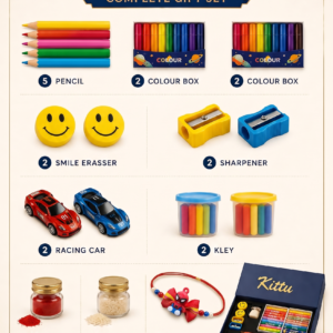 Superhero Kids Rakhi Gift Hamper Set - Image 3