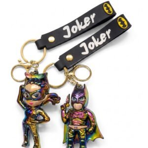 Metallic Superhero Keychain Combo Set of 2 - Image 2