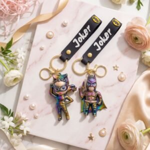 Metallic Superhero Keychain Combo Set of 2 - Image 3