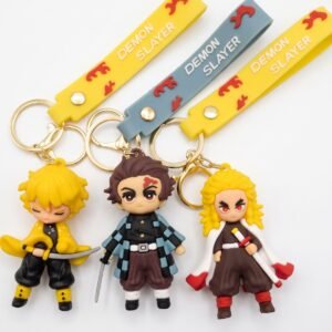 Demon Slayer 3D Character Keychain Set of 3 - Image 3