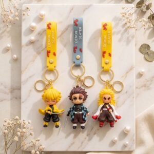 Demon Slayer 3D Character Keychain Set of 3 - Image 2